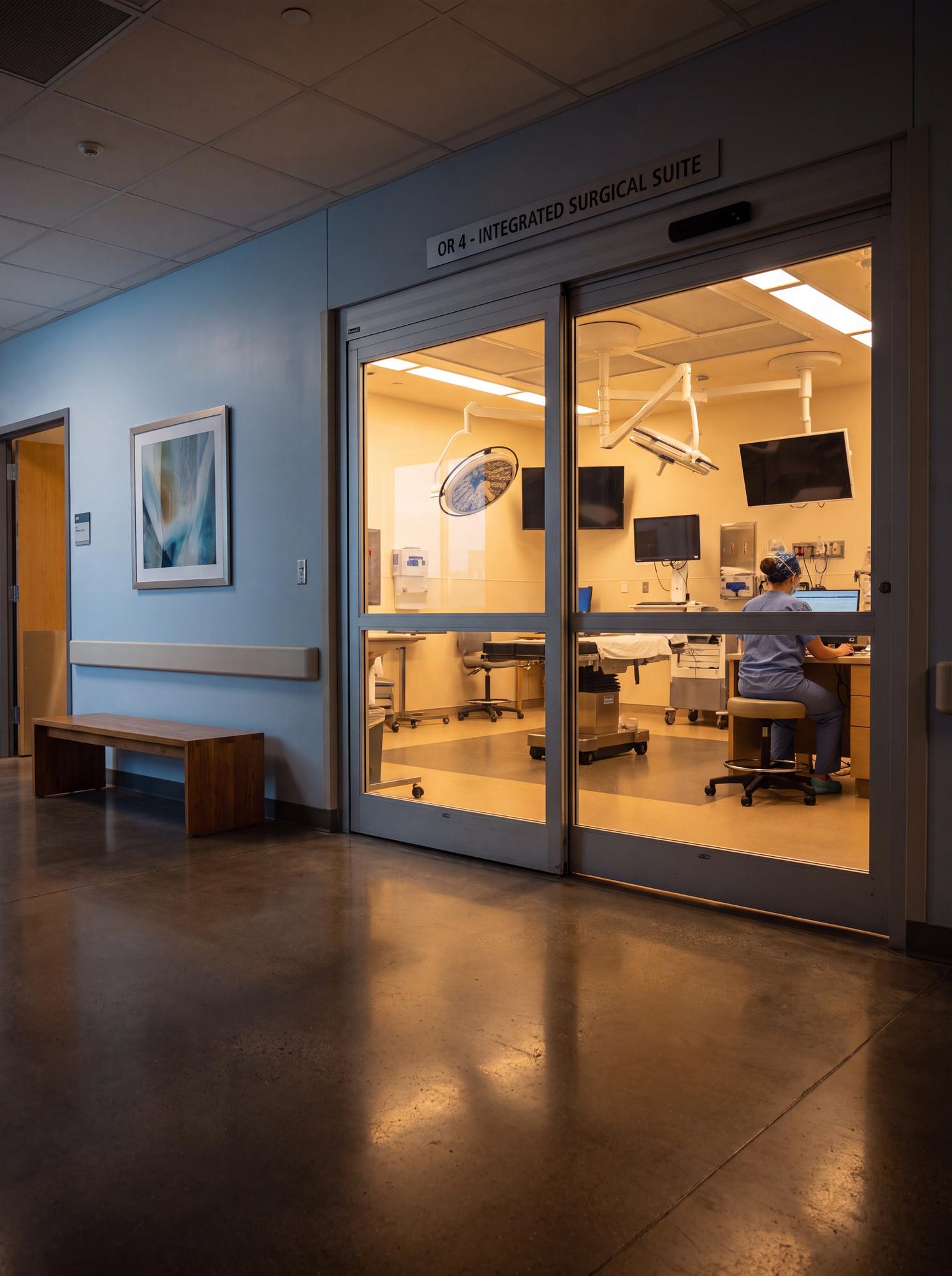 Refractive surgery suite at a partner center in China